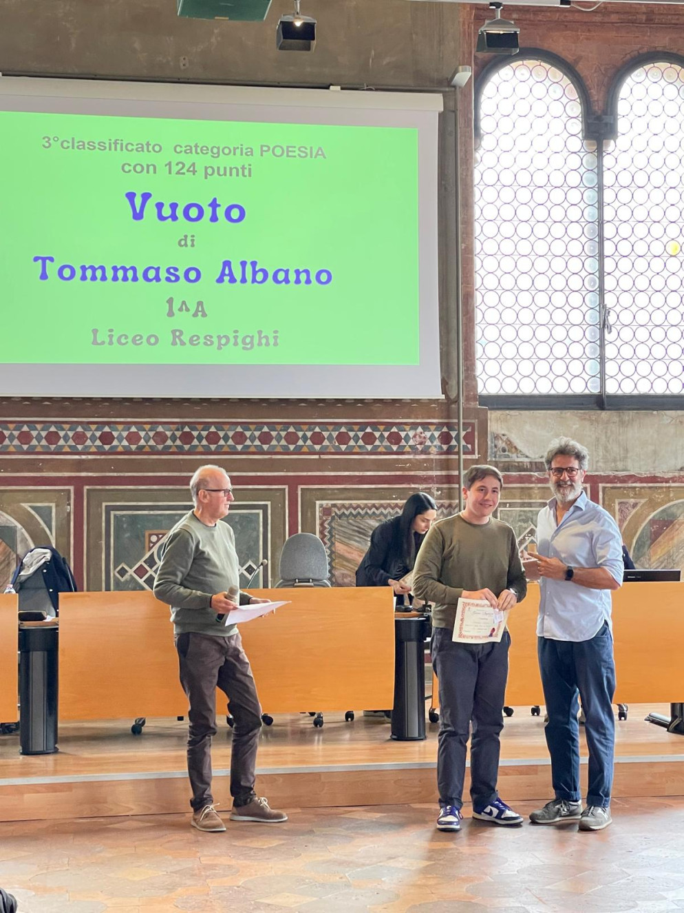 I vincitori della categoria Poesia 
