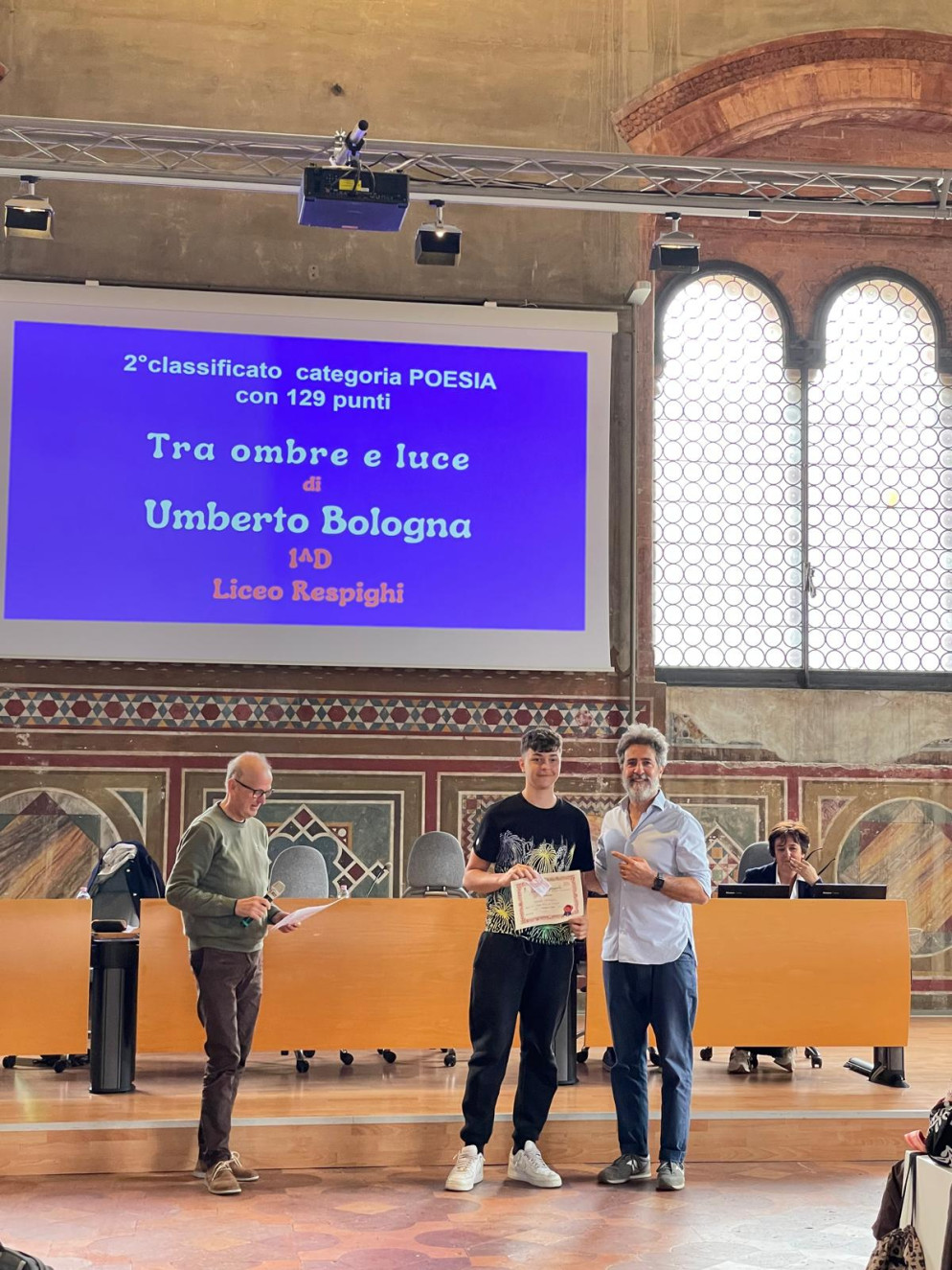 I vincitori della categoria Poesia 