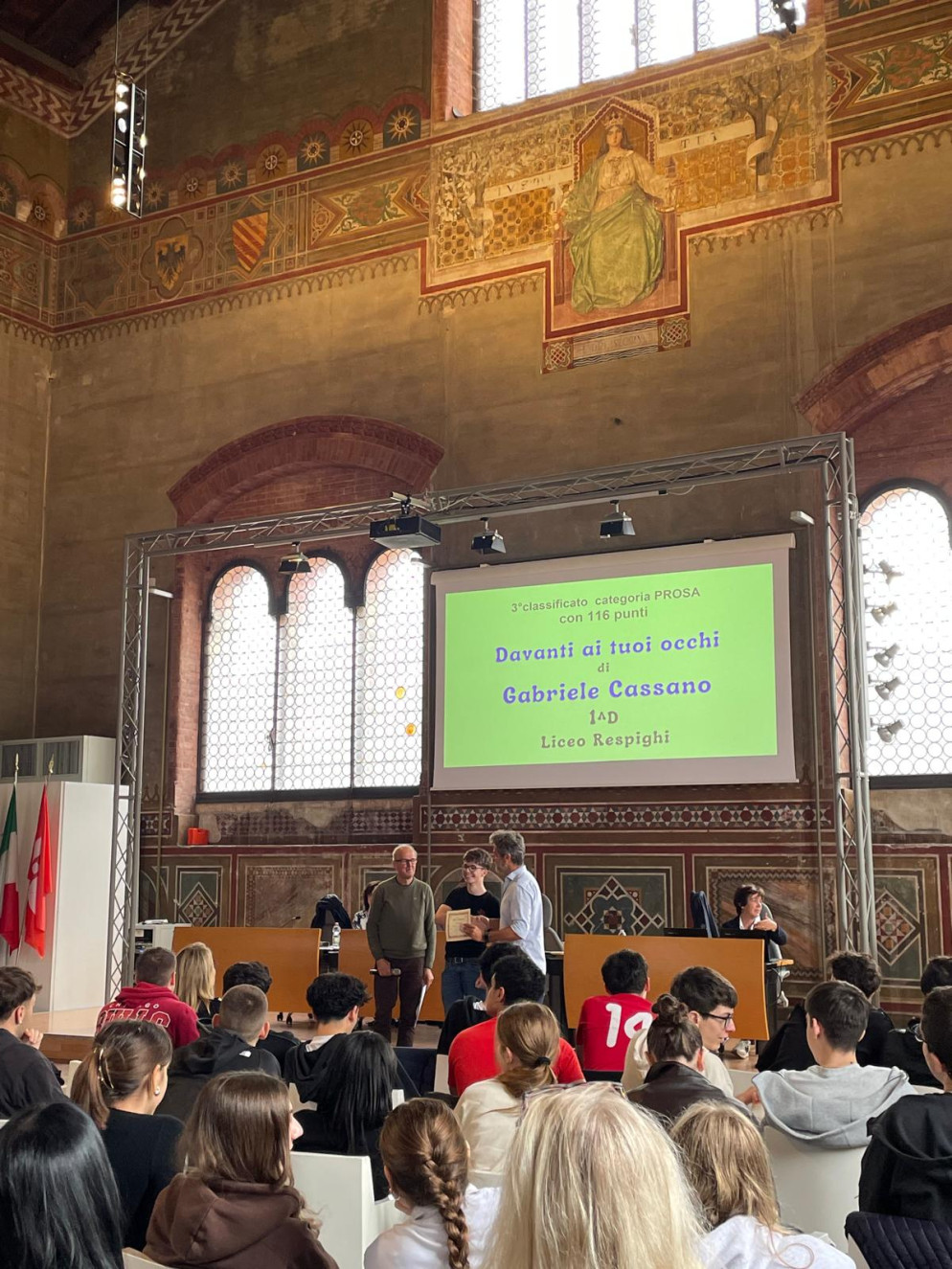 I vincitori della categoria Prosa 