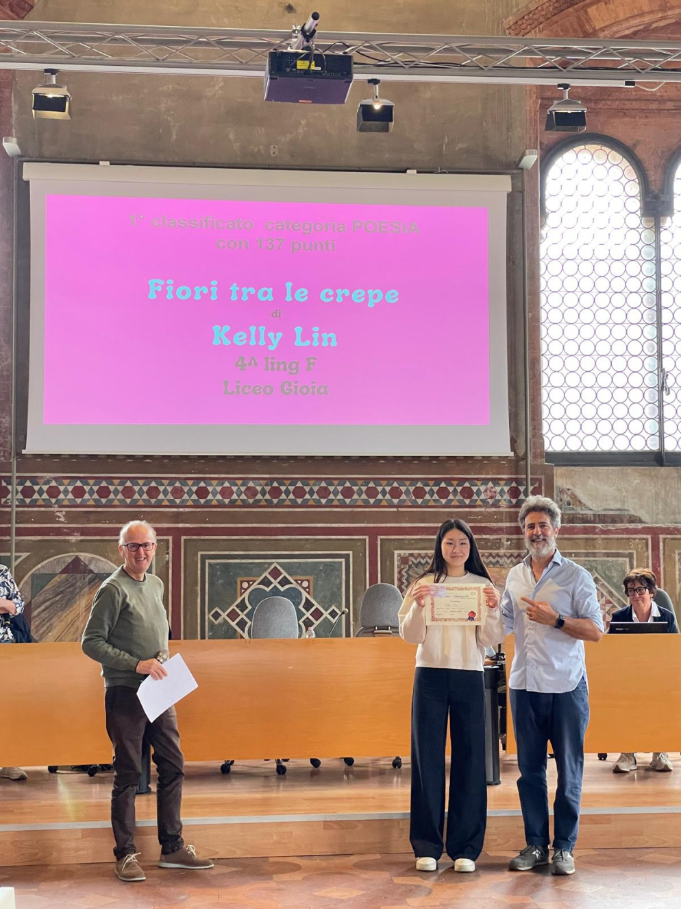 I vincitori della categoria Poesia 